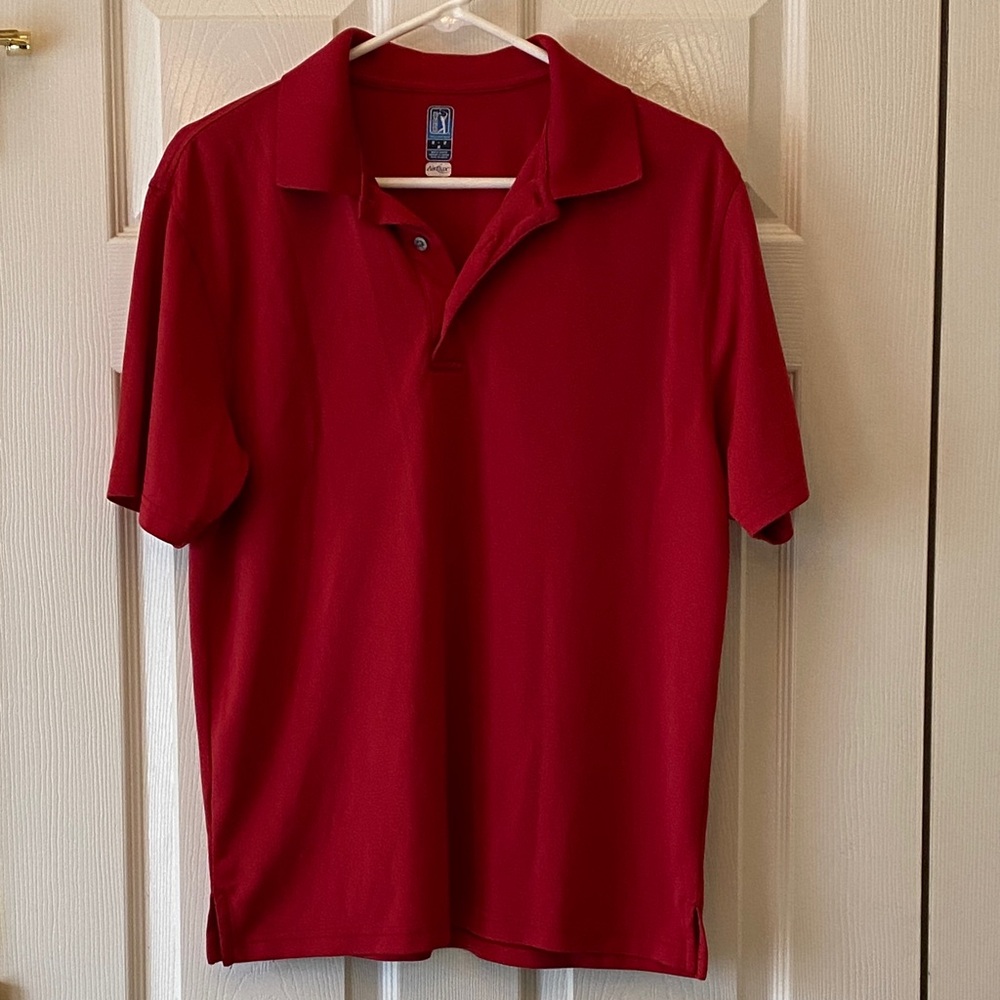 PGA Tour Classic Red Polo Shirt